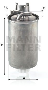 Bränslefilter MANN-FILTER WK 829
