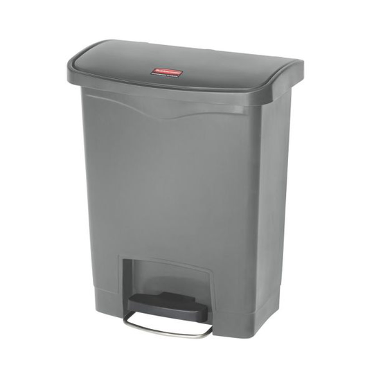 Rubbermaid Slim Jim Soptunna med pedal, grå 30 l