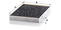 Kupéfilter MANN-FILTER CUK 3137