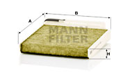 Kupéfilter MANN-FILTER FP 1829
