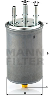 Bränslefilter MANN-FILTER WK 829/7