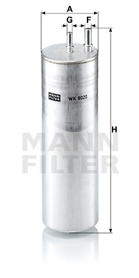 Bränslefilter MANN-FILTER WK 8020