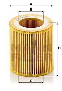 Oljefilter MANN-FILTER HU 816 z KIT