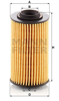 Oljefilter MANN-FILTER HU 69/3 x