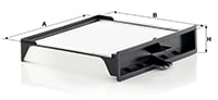 Kupéfilter MANN-FILTER CU 2430